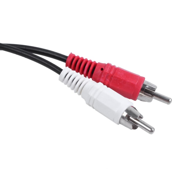 2st 3,5 mm stereo hona 2 Rca hane AV-kabel Auxiliary Audio Adapter Kabel As shown