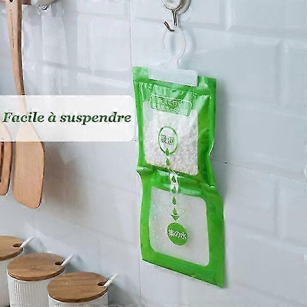 Fuktabsorbent för garderob, mögelhämmande hängande avfuktare, fuktskyddspåse (10-pack) Ny 2026