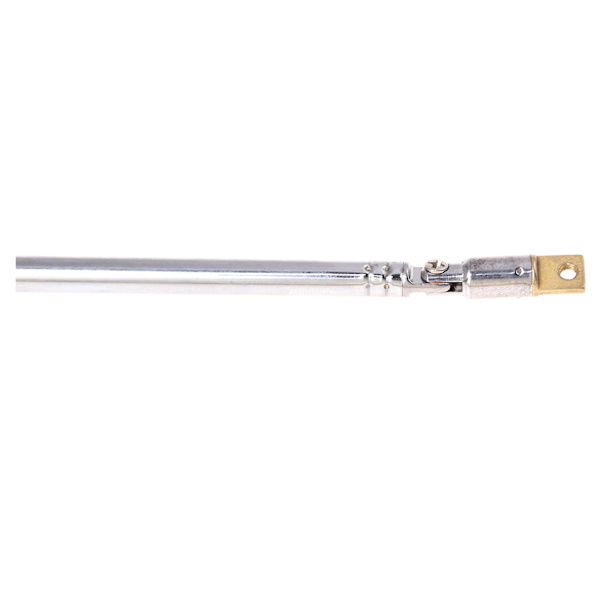 5 stk 62 cm lang 4 seksjoner Radiokontroll Am Fm Radio Tv Teleskopantenne Silver Tone