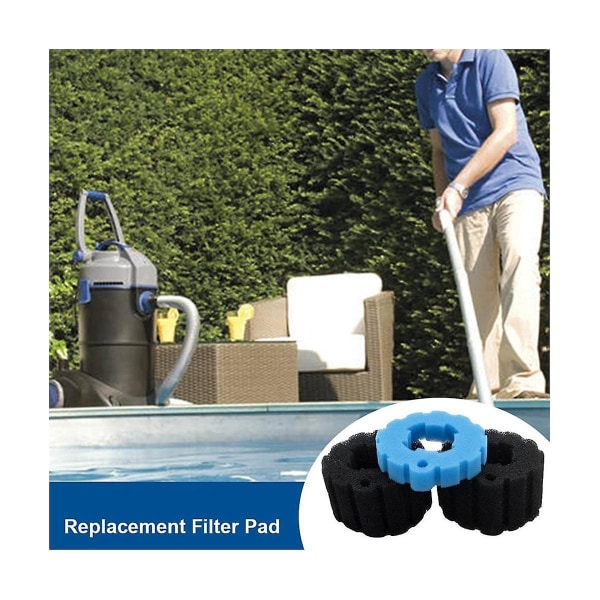 Udskiftning af filtersvamp Sugesvampfilter - Effektivt filtertilbehør Spildevandssugeværktøj BlackBlue