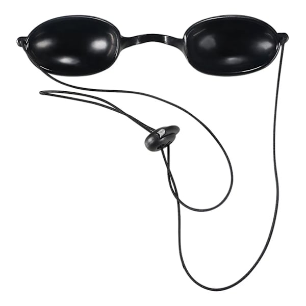 Fleksible Solarium Sikkerhedsbriller Eyewear UV beskyttelsesbriller Bærbare sorte briller Sikkerhedsbriller