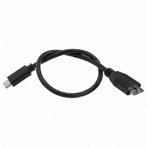 USB C - Micro USB 3.0 -datakaapeli tabletin ja puhelimen liitettävyyteen black