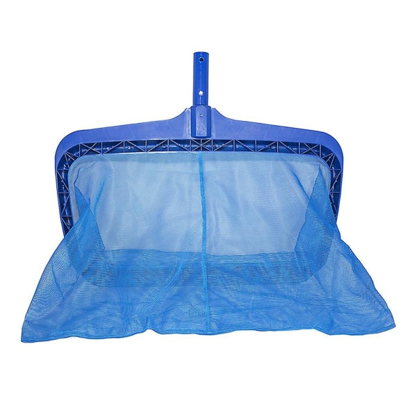 Sininen Heavy Duty Large Capacity Fine Mesh Swinging Pool Leaf Skimmer Net yllä