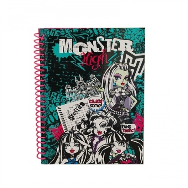 Monster High Character A5 Notebook One Size Grøn/Sort Green/Black One Size