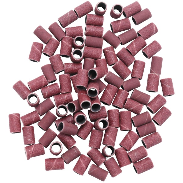 92 st 1/4 tums slipband Trummor ärmar 60 120 240 320 gryn + 5 dornsatser set Red  Black  Silver