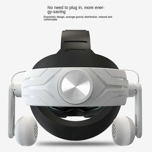 Audio-headset til Meta Quest 3 VR-headset, forbedret lydeffekt, lydkvalitet, surround-støjreduktion VR-tilbehør Svartvit
