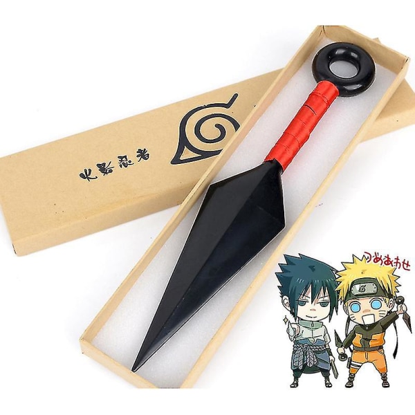 Anime Naruto Konoha Ninja Kakashi Cosplay Prop Kunai Veitset Aseet