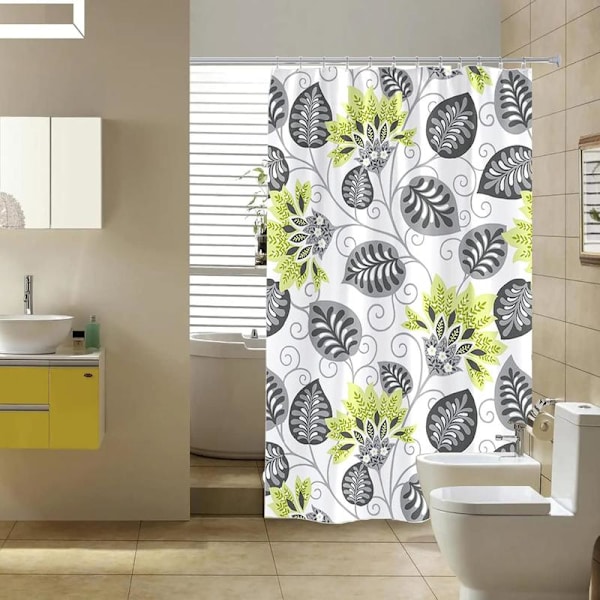 Duschdraperi 120 x 180 cm, mögelresistent, vattentätt polyestertyg