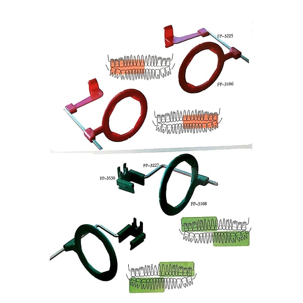 Dental röntgenfilm Positioneringssystem Positioner Hållare Locator Instrument Picks Xcp Kit