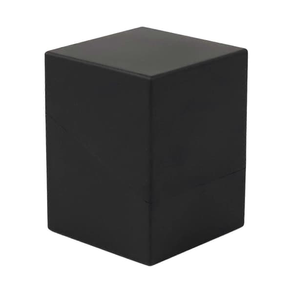 Handelskort Deck Box Organizer Opbevaringsholder Holder Kort 100 Robust til TCG Black