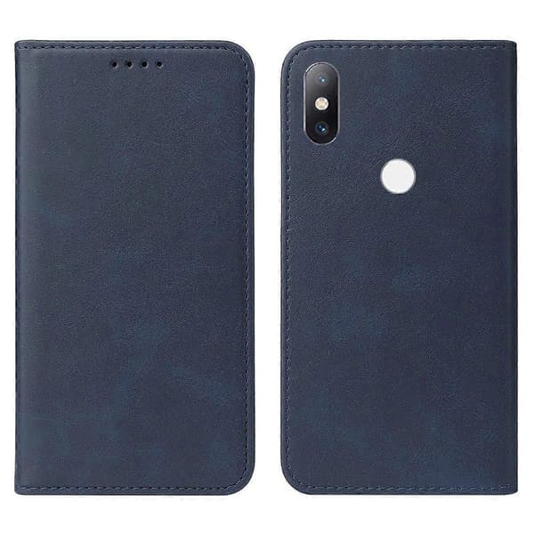 Magnetiskt läderfodral för Xiaomi Mi Mix 2S Blue