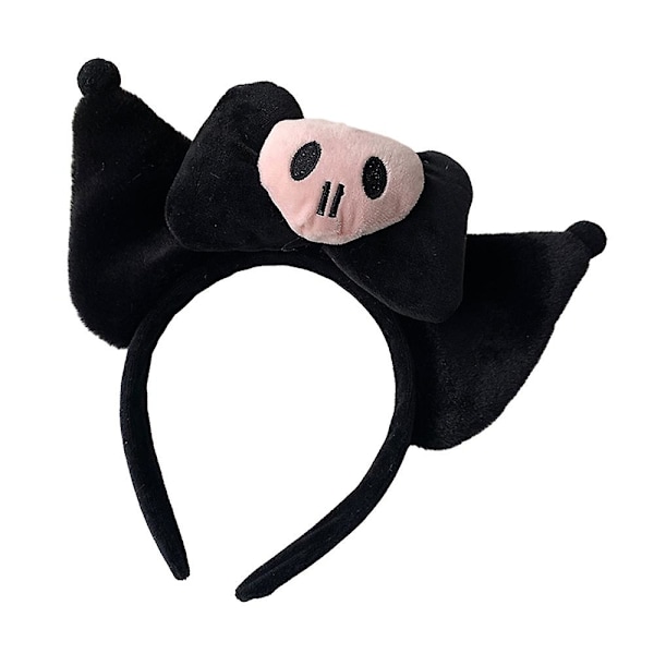 Kuromi Plysj Hårnål Øre Hovedbånd Hårbånd Kvinder Piger Kawaii Kostume Cosplay Halloween Jul Ferie Dekorationer Gave