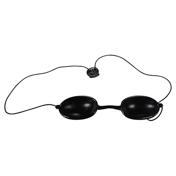 Fleksible Solarium Sikkerhedsbriller Eyewear UV beskyttelsesbriller Bærbare sorte briller Sikkerhedsbriller