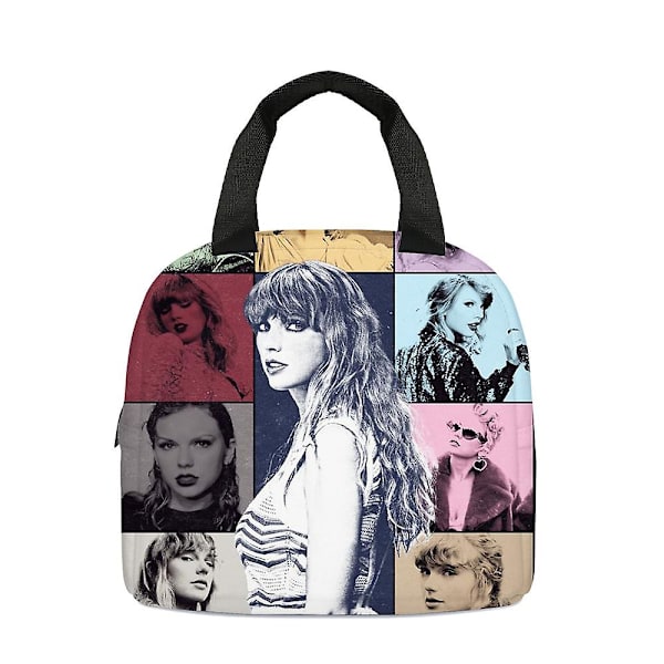 Taylor Swift Isoleret Frokostpakke Taskepose Voksen Børn Skole Mad Snack Picnic Box Butik Tasker Håndtaske A