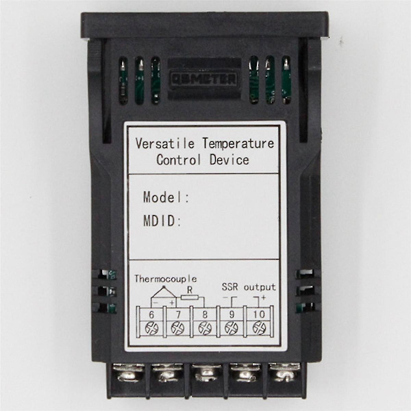 Xmt7100 Intelligent Temperaturkontroller Termostat Digital Display Industriell bruk 1300c-b Black