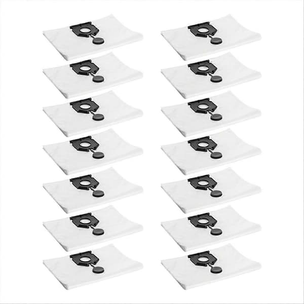 14 STK Støvpose med stor kapacitet, 2.889-154.0 til Karcher NT30/130L White