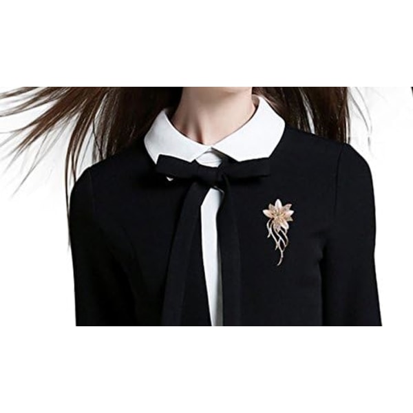 Kvinnors blomma blommig bröllopsbukett broscher Pin