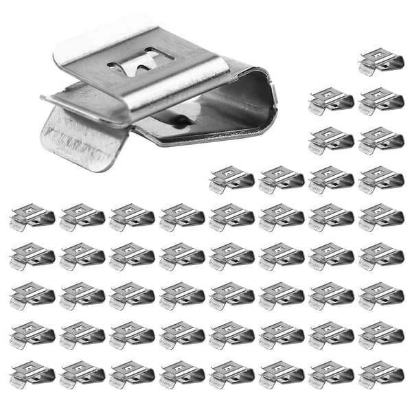 50 stk. PV-ledningsklemmer solcellepanelkabelklemmer for elektrisk ledningsadministrasjon