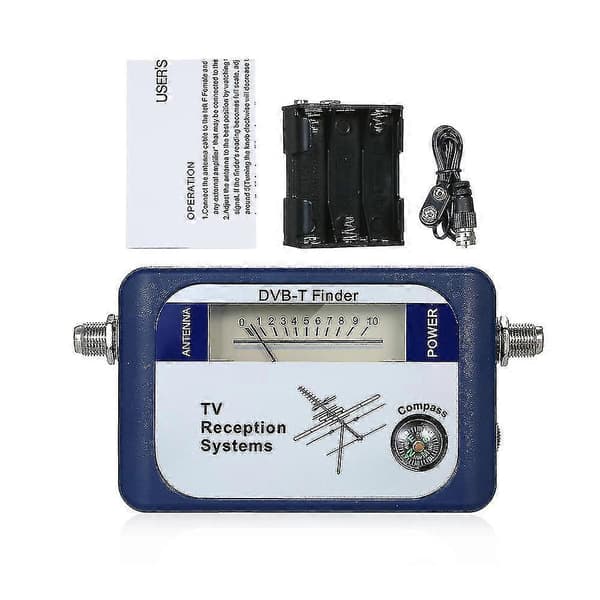 Dvb-t Profesjonell TV-antennefinner Digital antennesignalmåler peker TV-satellittmottaker ny