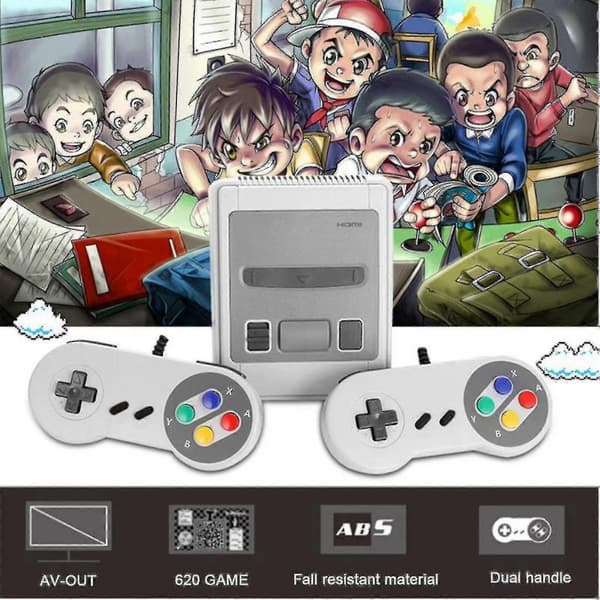 Retro Mini TV Game Console Built-in 620 Classic Games Snes Game Console