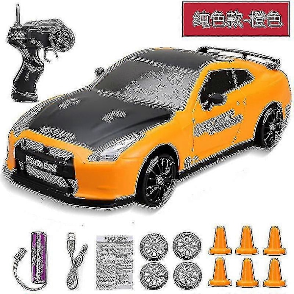 2.4g Drift Rc Bil 4wd Rc Drift Bil Leketøy Fjernkontroll Gtr Modell Ae86 Kjøretøy Bil Rc Racing Bil Leketøy For Barn Julegaver GTR Y-1Battery