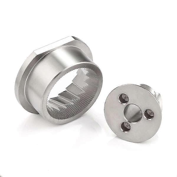 Udskiftningssæt med koniske kværnblade til kaffekværn, dele i rustfrit stål Silver