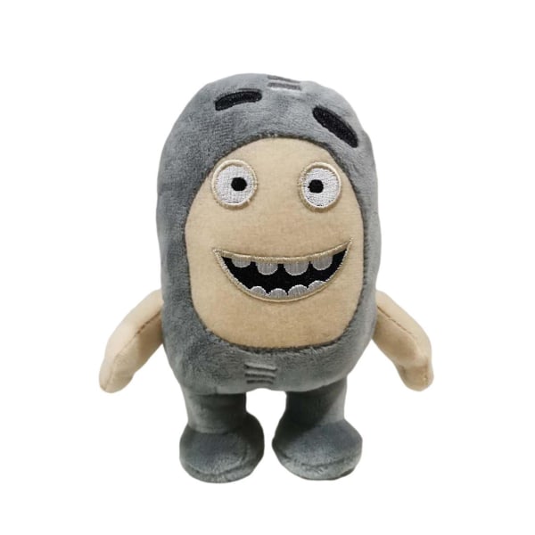 Oddbods Plysj Kids Show Monster Character Myk utstoppet leketøy Grey