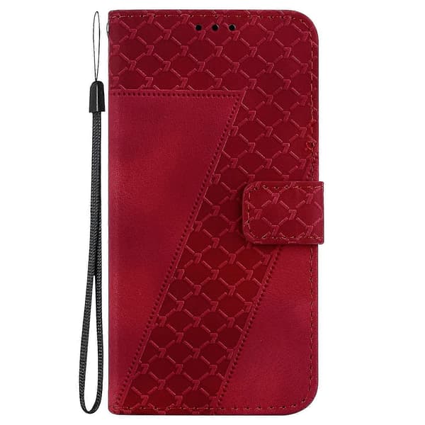 7-formet etui til Motorola Moto G9 Plus Red