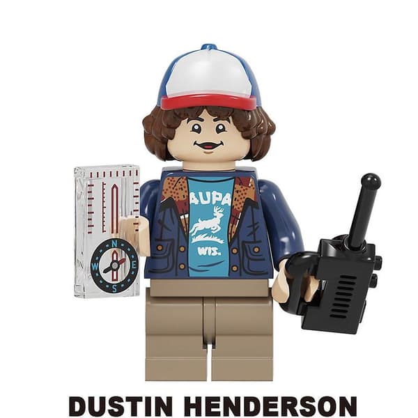 8 stk. Stranger Things-serien samlede byggeklodser legetøjssæt minifigurer model børnegave