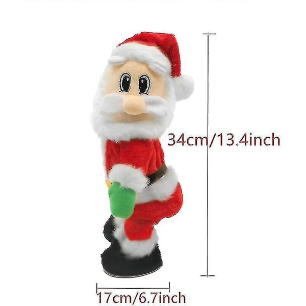 Twerking Santa Claus- [engelsk sang] Hip elektrisk legetøj, sang og dans, hip julemand (julenissen