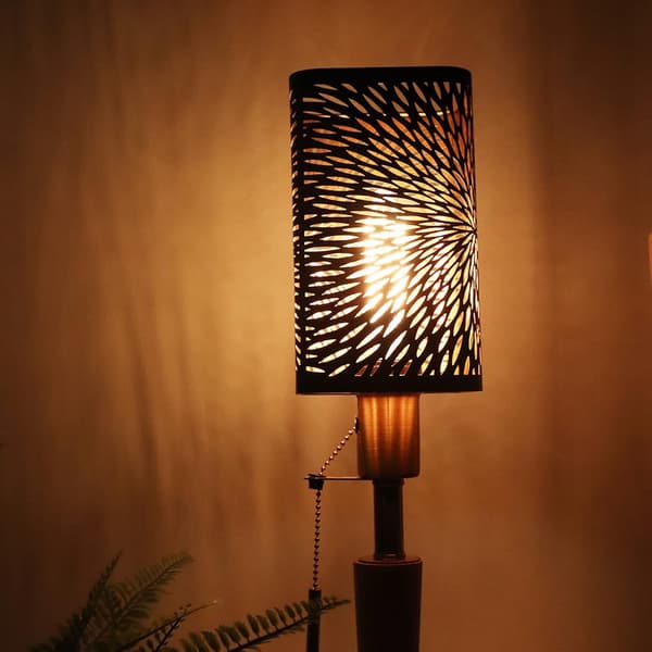 Lampshade, Metal Etched Perforated Removable Square Round Pattern E27 E26 Decorative Bedside Lamp Dish Lamp Floor Lamp
