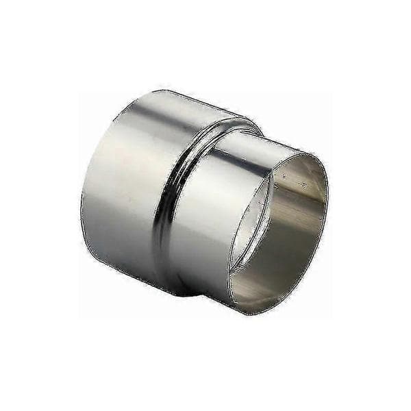 Rustfrit stål 80 mm 60 mm skorstensrøradapter til pejs (1 stk.)