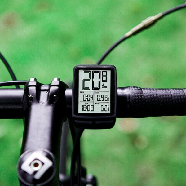Langaton pyörätietokone Mph Nopeusmittari Speedo Polkupyörän matkamittari  LCD Vedenpitävä 2d44 | Fyndiq