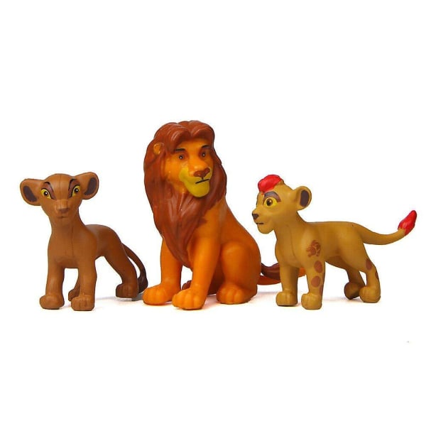 12 st/ set Lejonkungen Lion Guard Figur Lekset Simba Kion Timon Pumbaa Modellleksaker Barn Barn Födelsedagspresent