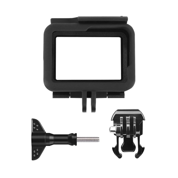 For Hero (2018) / 6 / 5 Housing Border Protective Shell Case Tillbehör för Go Pro Hero6 Hero5 Bl black