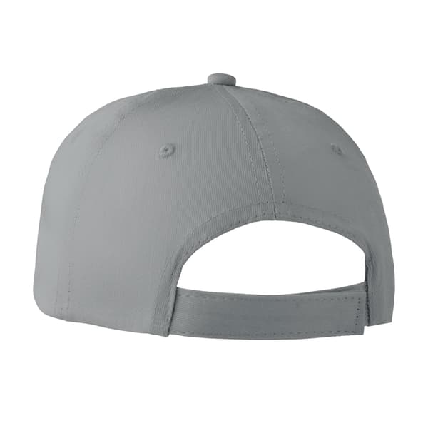 MidOcean Basie 6-panels Kasket One Size Grå Grey One Size