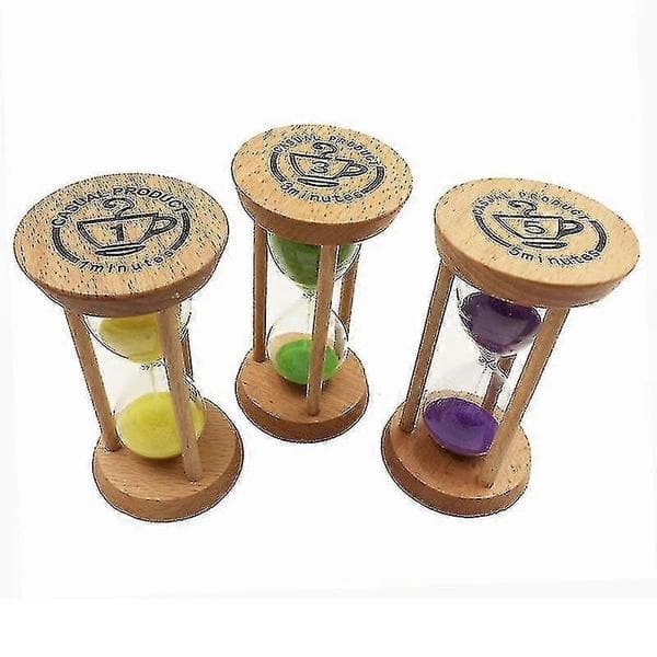 Timeglas 30 sekunder+1 + 2 + 3 + 5 +10 minutters timerdekoration