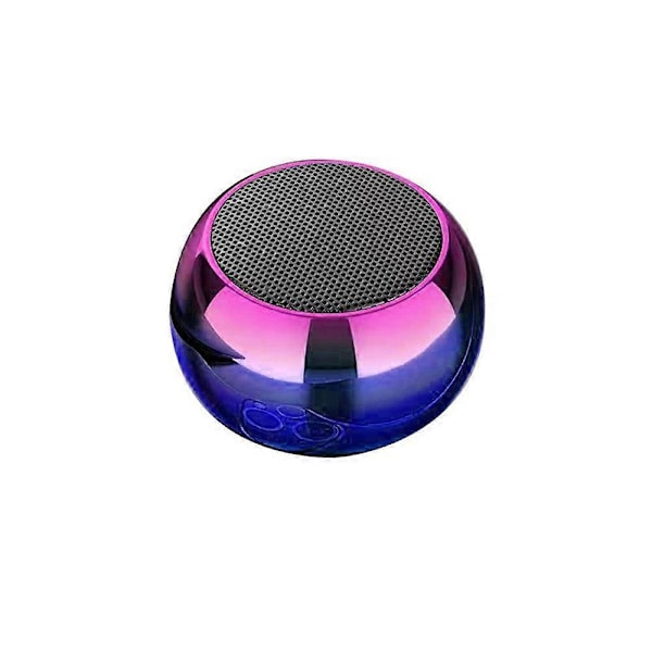 Mini Portabel Trådlös Bluetooth Högtalare Liten Subwoofer Högt Ljud Purple Blue