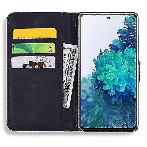 Plånboksfodral för Samsung Galaxy S20 FE Premium PU-läder Flip Cover Mandala Black