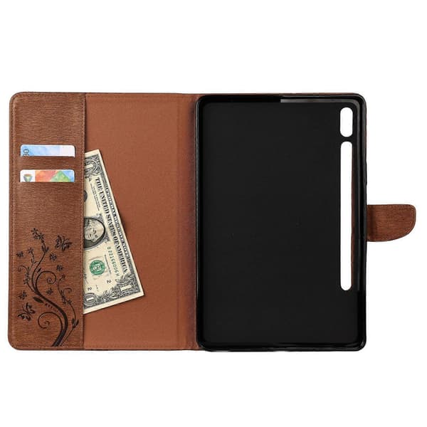 Nahkakotelo Galaxy Tab S8/ Tab S7 T870/ T875 -tableteille Brown