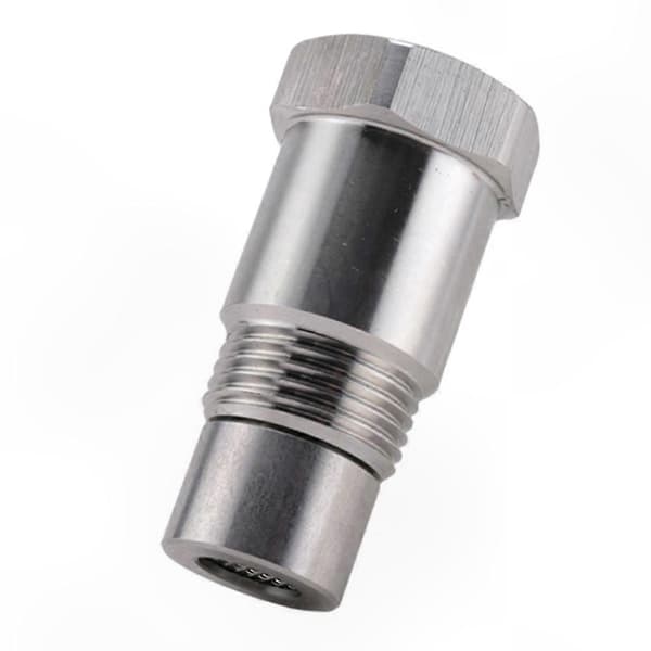 10-pack O2-sensor distansadapter för katalysatoranslutning Silver