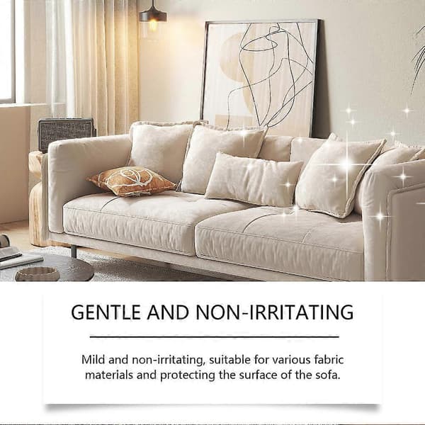 1-3X Stoffsofa-rens - 100 ml, Skånsom flekkfjerner for sofaer, puter og pynteputer, Ingen skylling nødvendig 3pcs
