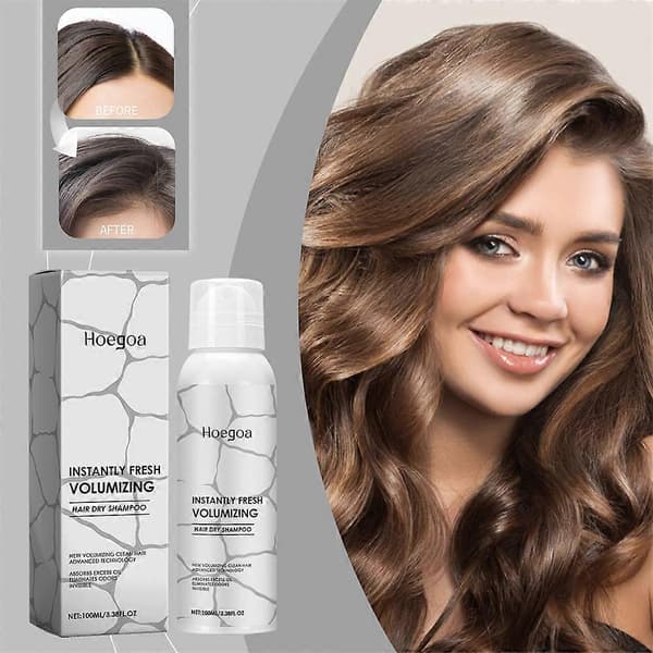 Kuivashampoo miehille ja naisille raikas tuuheuttava 150ml halovida välittömästi 100ml