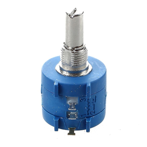 3590s-2-103l 10k Ohm 10-omdrejnings Trådviklet Præcisionspotentiometer Blue
