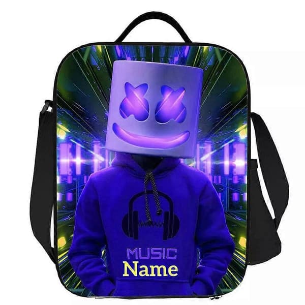 Marshmello Isolert Matboks Gutter Jenter Lekkasjesikker Skole Matboks G