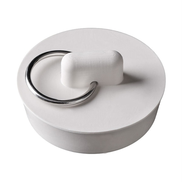 1 stk gummi badekarpropp med kjede 23-52mm avløpsstopper gummi vask propp avløp med trekkring for badekar vaskerom vask 41mm