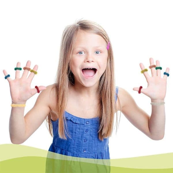 Stressring 14-pakning – Fidget Ring & Sensoriske stressleker for angst og ADHD