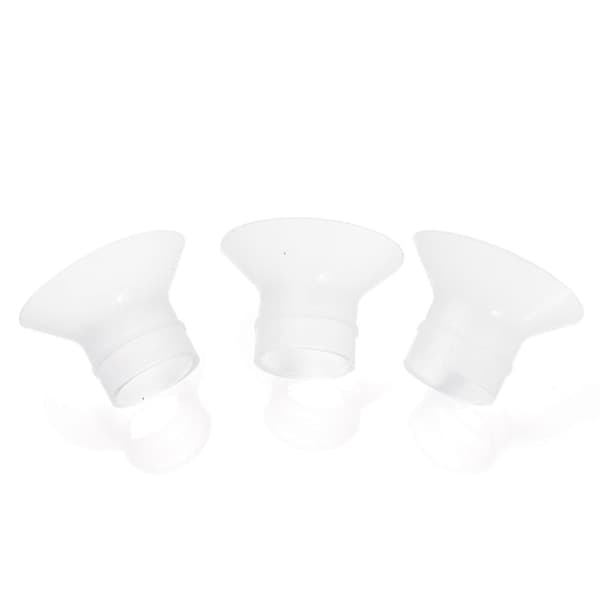 Elektrisk brystpumpe erstatningstilbehør med 3 stk 150 ml melkeoppsamler 21mm Flange Inserts