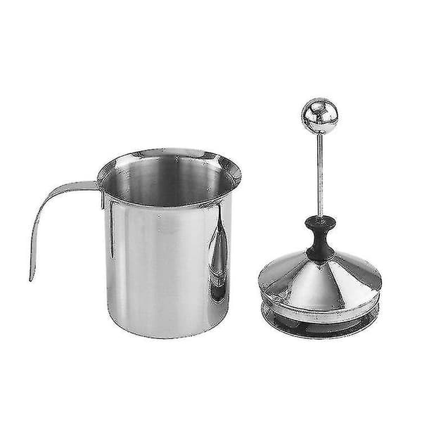 Rustfritt stål manuell melkeskummer kaffemaskin, 1 pakke
