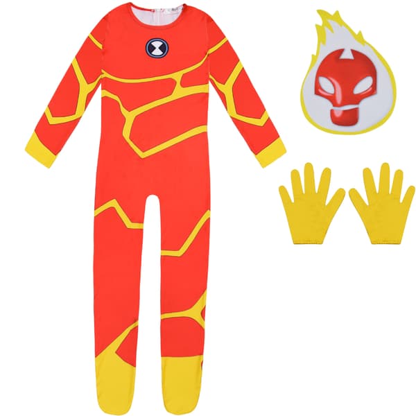 Tryckt jumpsuit i cosplay-feststil 120